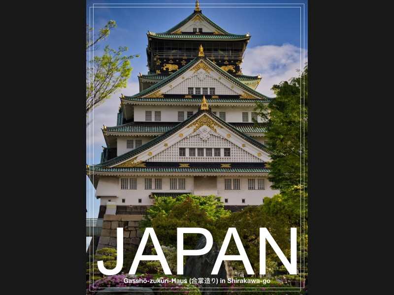 Japan - PosterArt - Osaka-jō – Glanz und Geschichte